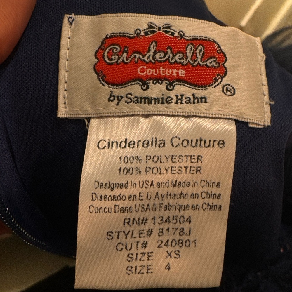 Cinderella Couture Blue Dress XS